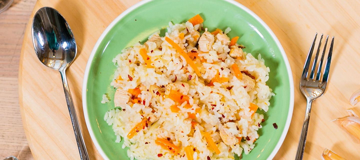 Плов с индейкой