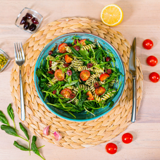 Песто-паста салат