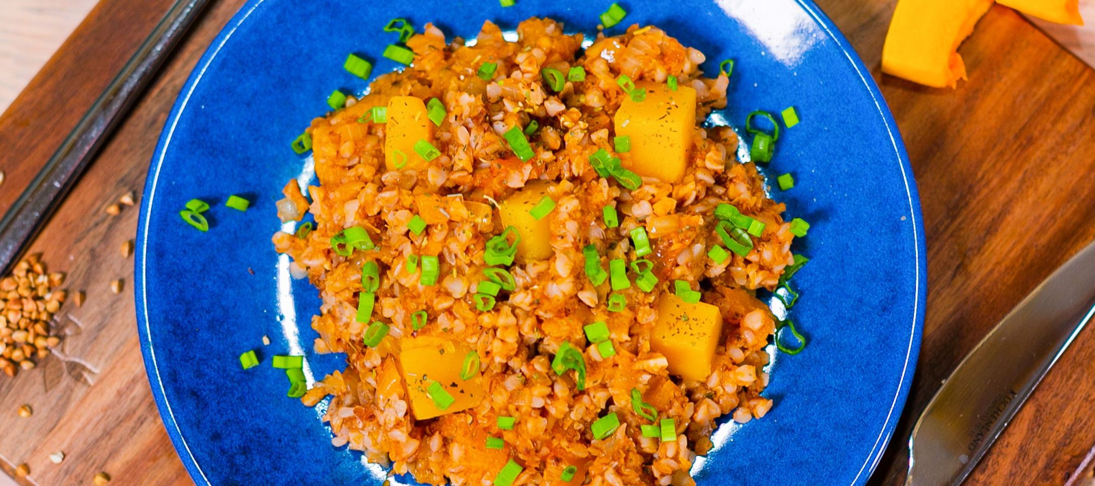 Гречка с тыквой