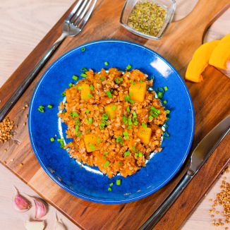 Гречка с тыквой