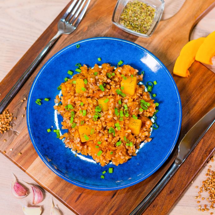 Гречка с тыквой