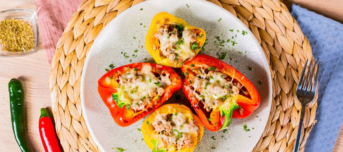 Фаршированные перцы с индейкой