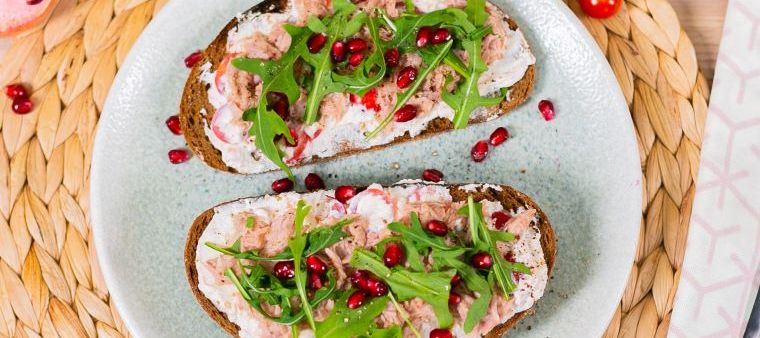 Сэндвич с тунцом и рикоттой