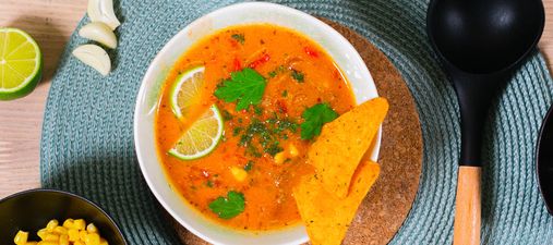 Суп-энчилада из говядины