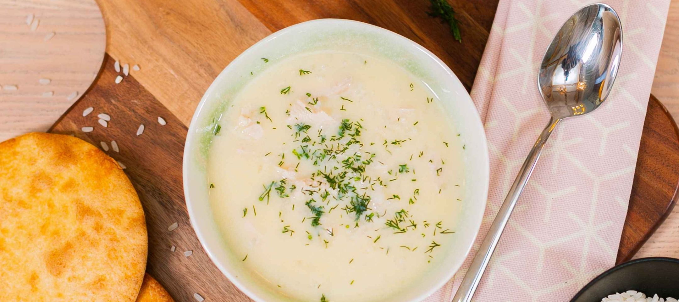 Куриный суп Авголемоно