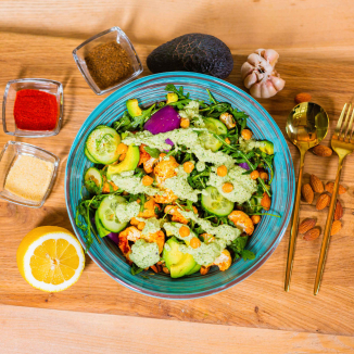 Салат с запечённой цветной капустой