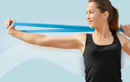 Силовые упражнения с резинкой