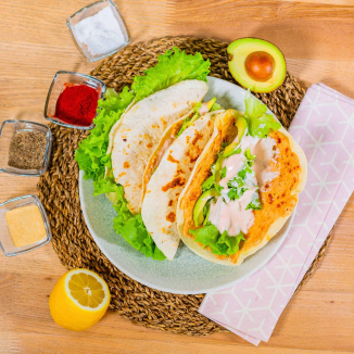 Быстрые тако с курицей