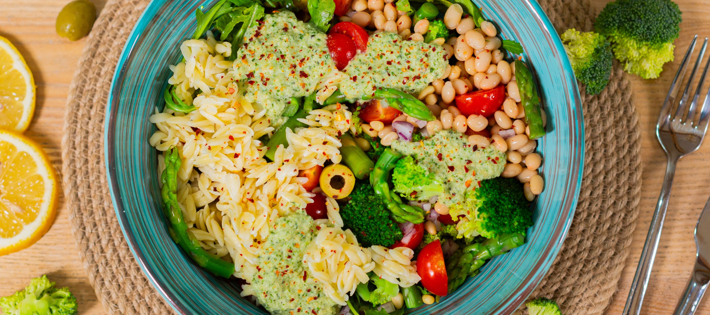 Салат Песто Орзо