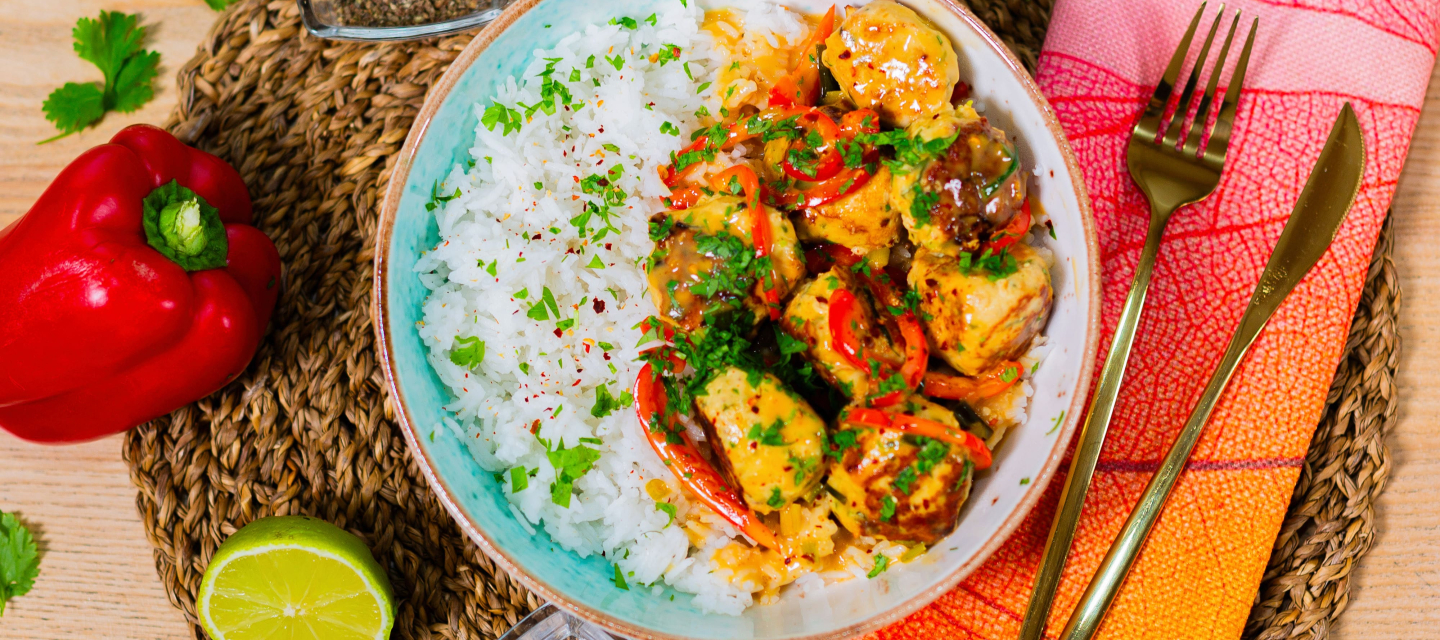 Куриные фрикадельки по тайски