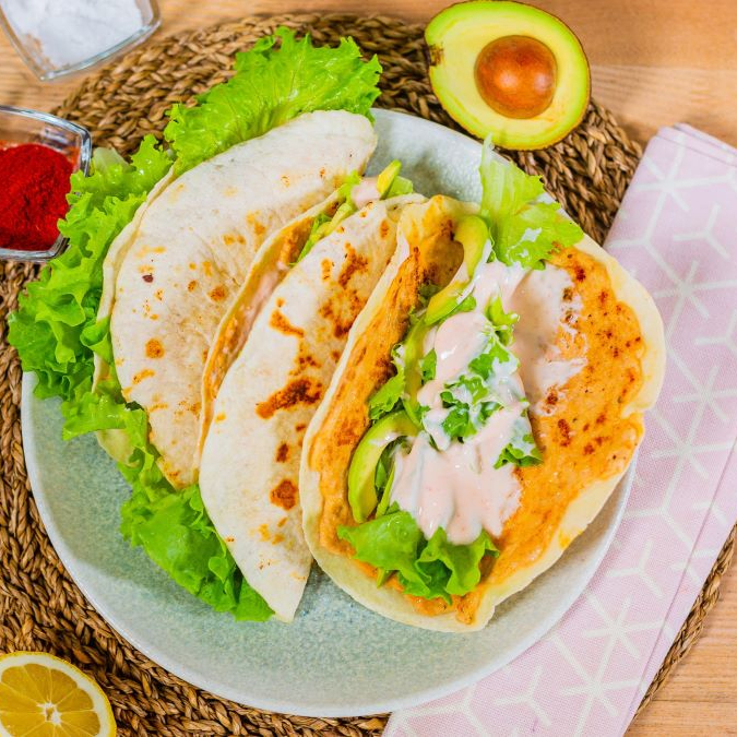 Быстрые тако с курицей