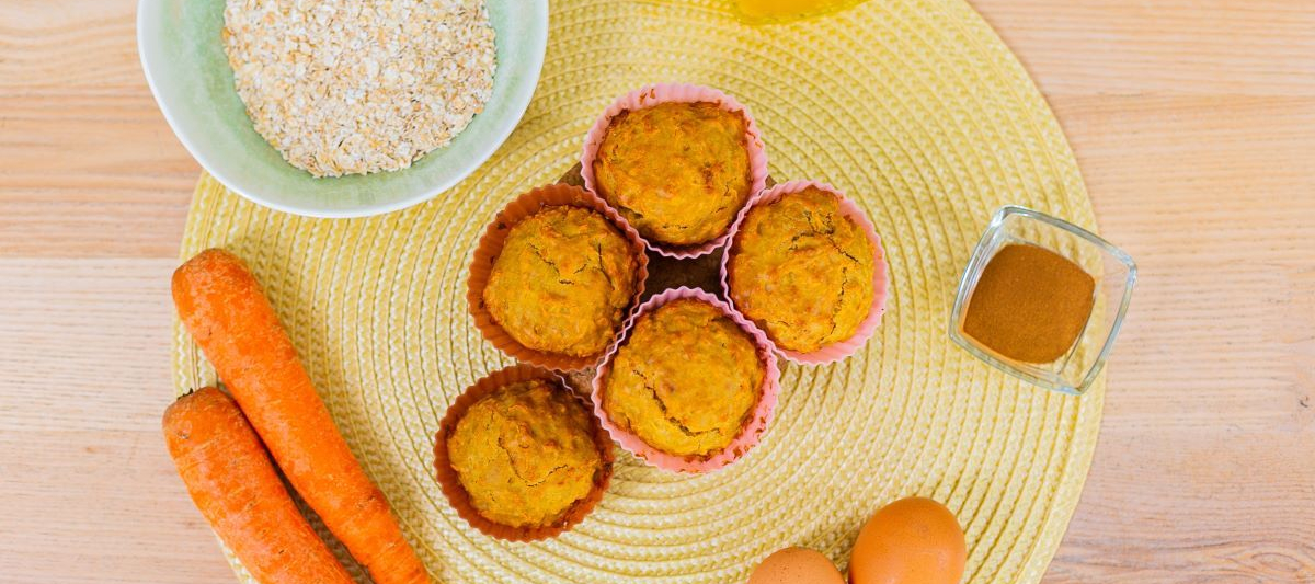 Морковные маффины