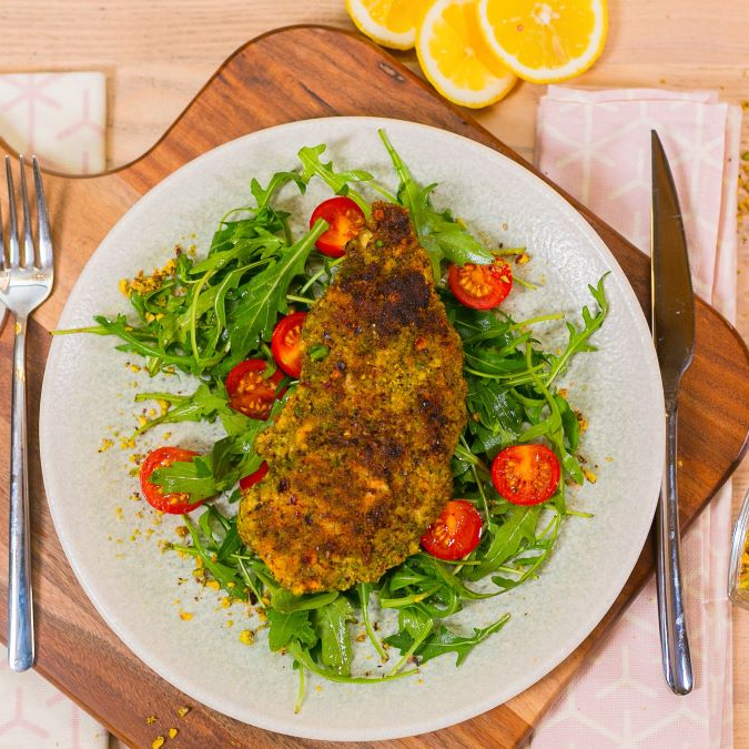 Курица в фисташковой панировке