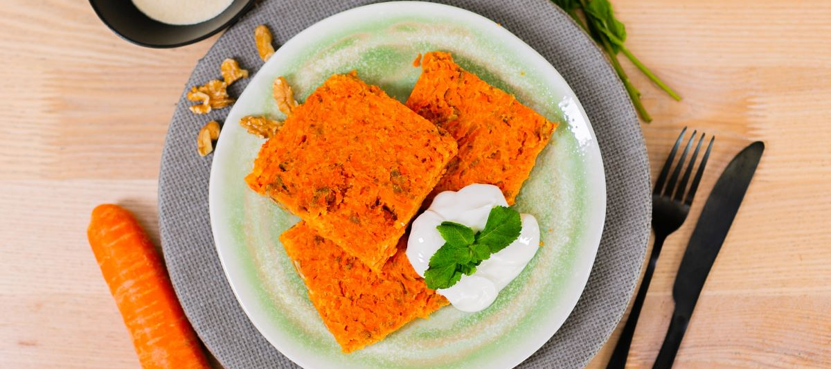 Морковная запеканка