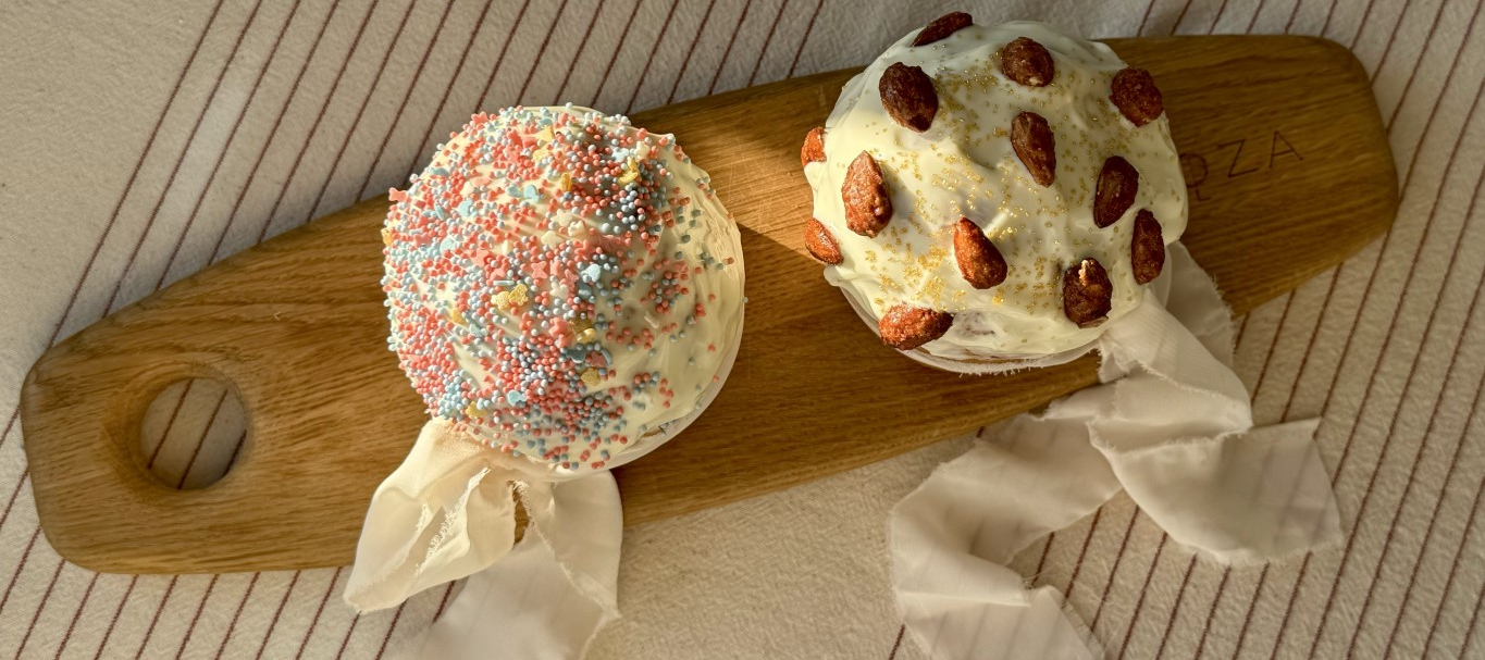 ПП Кулич без дрожжей с творожной глазурью