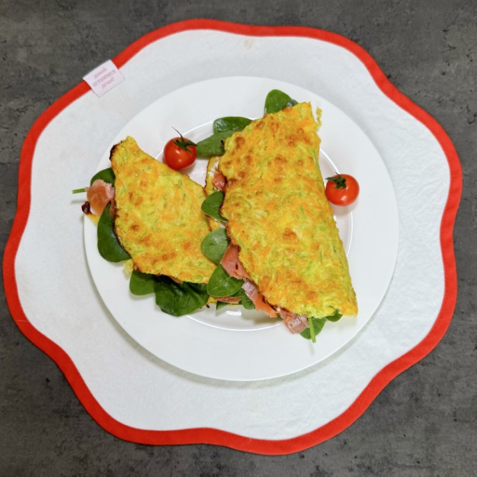 Морковно-кабачковая тортилья