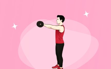 Подъём гантелей перед собой — тренировка для сильных передних дельт, крепкого кора и здоровой осанки