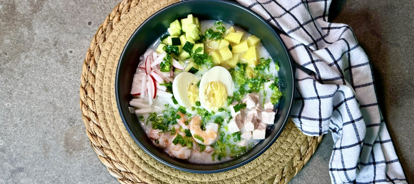 Окрошка в азиатском стиле