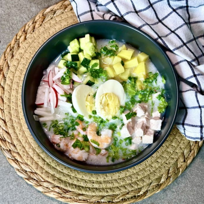 Окрошка в азиатском стиле