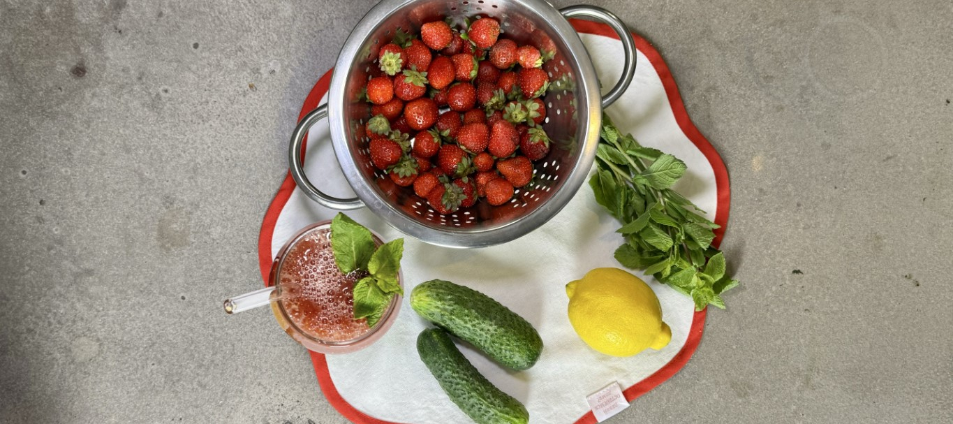 Смузи «Клубника – мята»