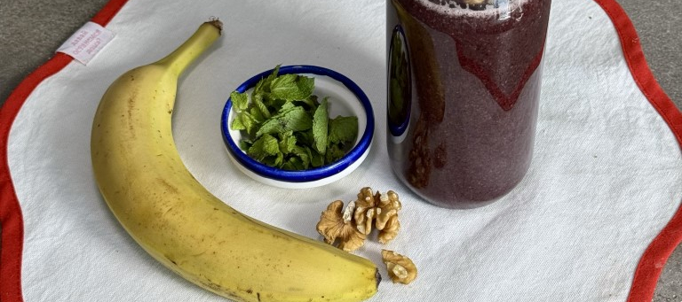 Смузи «Черника – банан»