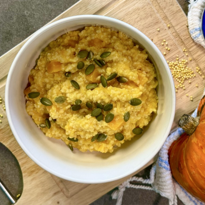 Пшенная каша с тыквой