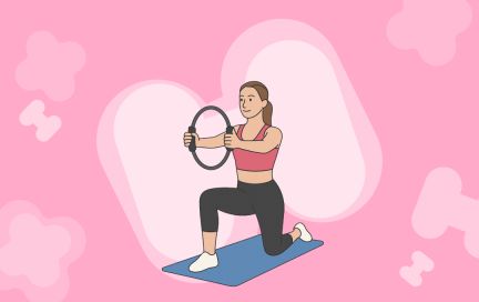 Пилатес с кольцом: упражнения, которые включают те мышцы, что молчали годами