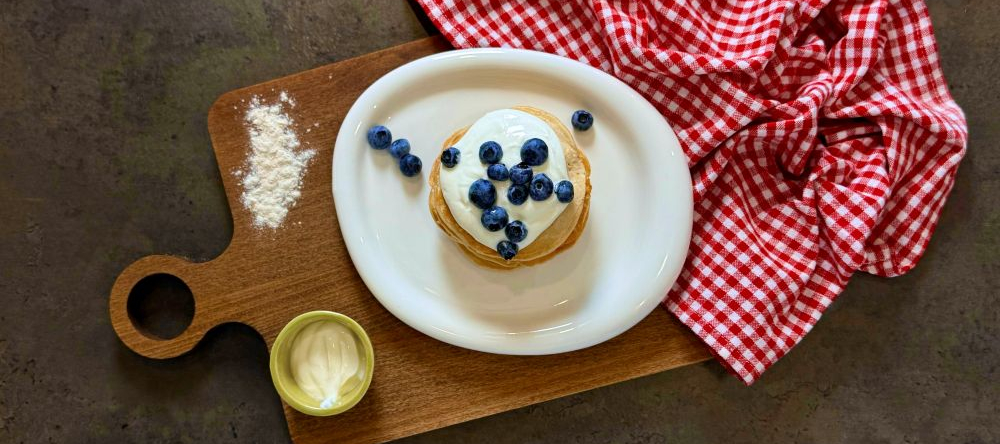 Панкейки из зеленой гречки