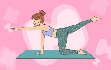 Упражнение «Птица-собака»: техника махов от боли в спине и для тренировки равновесия