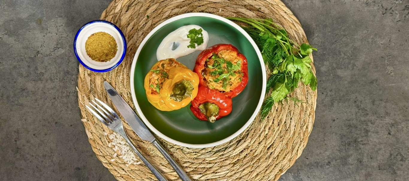 Фаршированные перцы в аэрогриле