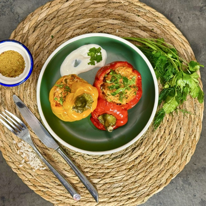 Фаршированные перцы в аэрогриле