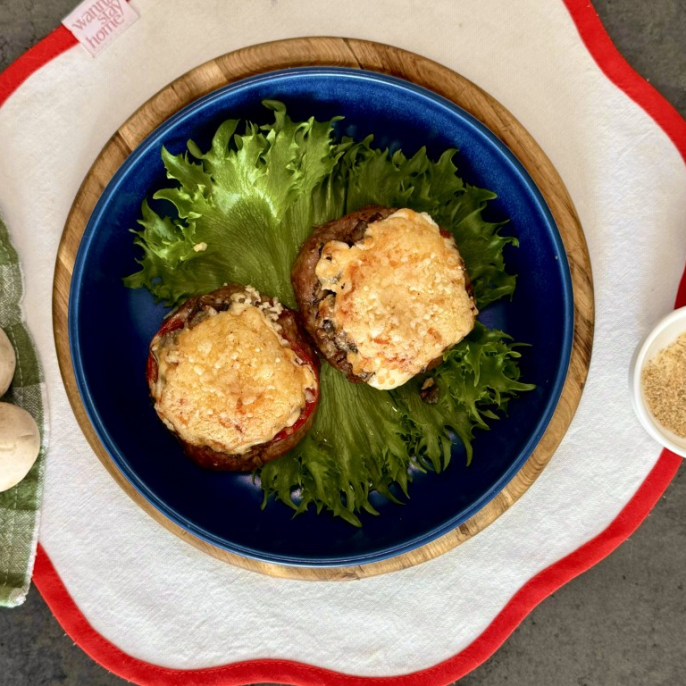 Мясные гнезда с грибами