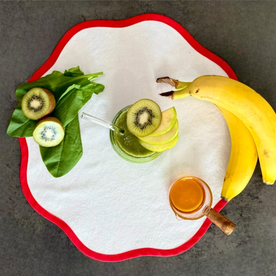 Смузи с щавелем и киви